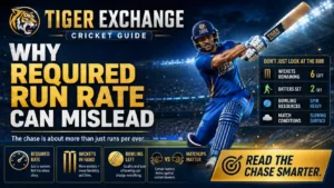 Tiger Exchange Cricket Guide – Why Required Run Rate Can Mislead